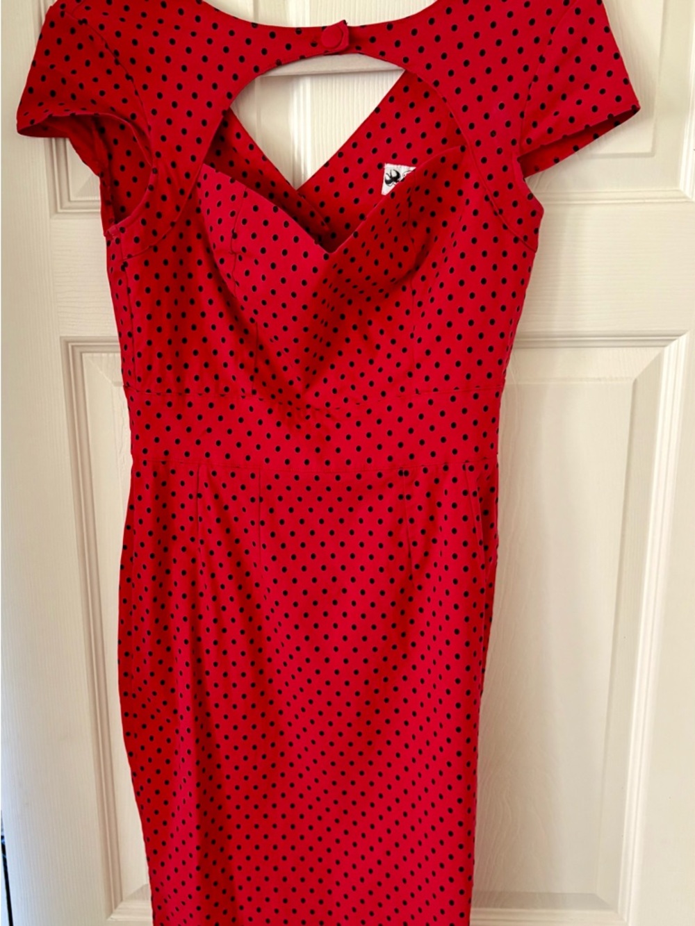 Hell Bunny Red and Black Polka Dot Dress